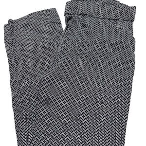 Counterparts Navy & White Geometric Print Capri Pants Size 12